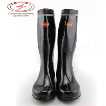 Földalatti bányászati szigetelt bakancs, magas felső rész, gumiból, ütésálló, villamos szigetelés, 6kV