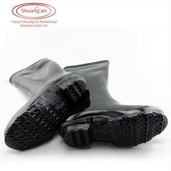 Földalatti bányászati szigetelt bakancs, magas felső rész, gumiból, ütésálló, villamos szigetelés, 6kV