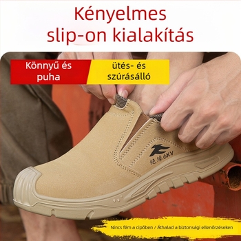 Szigetelt villanyszerelő munkacipő alacsony felsőrésszel, PU injekciós öntésű felsőrész, ütésálló, átszúrás- és szikraálló