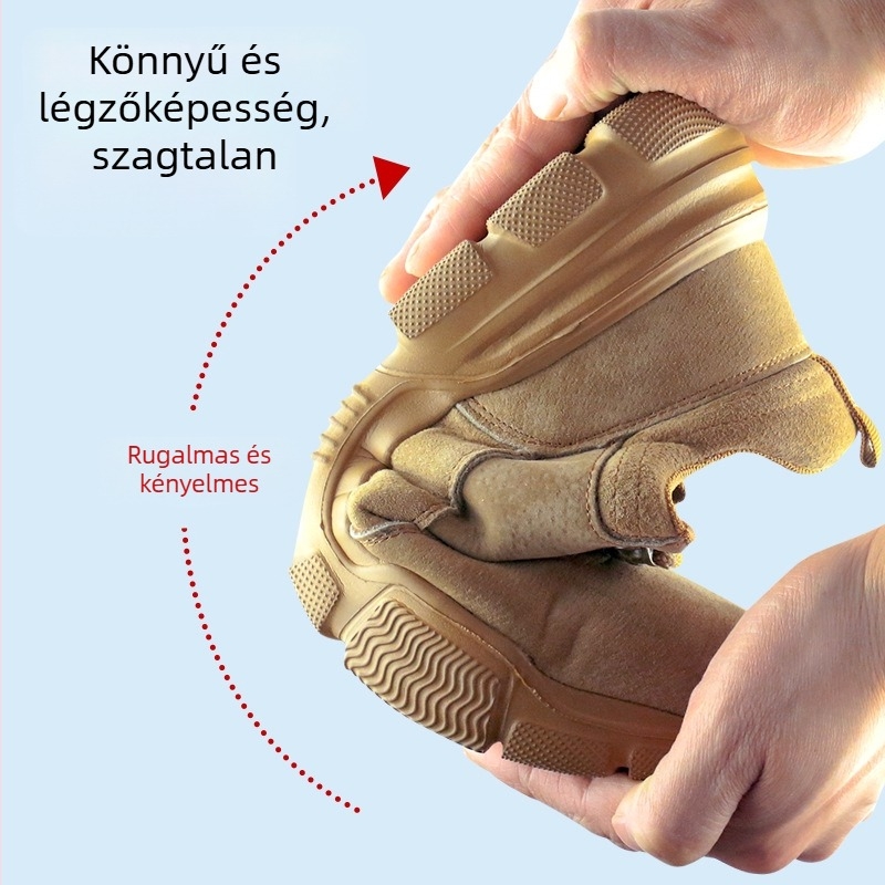 Munkavédelmi cipő, ütésálló és átszúrás elleni védelem, pigskin anyagból, alacsony felsőrész, perforáció elleni védelem