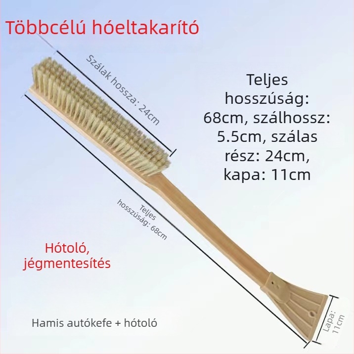 Hosszú nyelű autómosó kefe selymes sertésszőrrel | Anyag: Egyéb; Márka: Egyéb; Típus: Autómosó