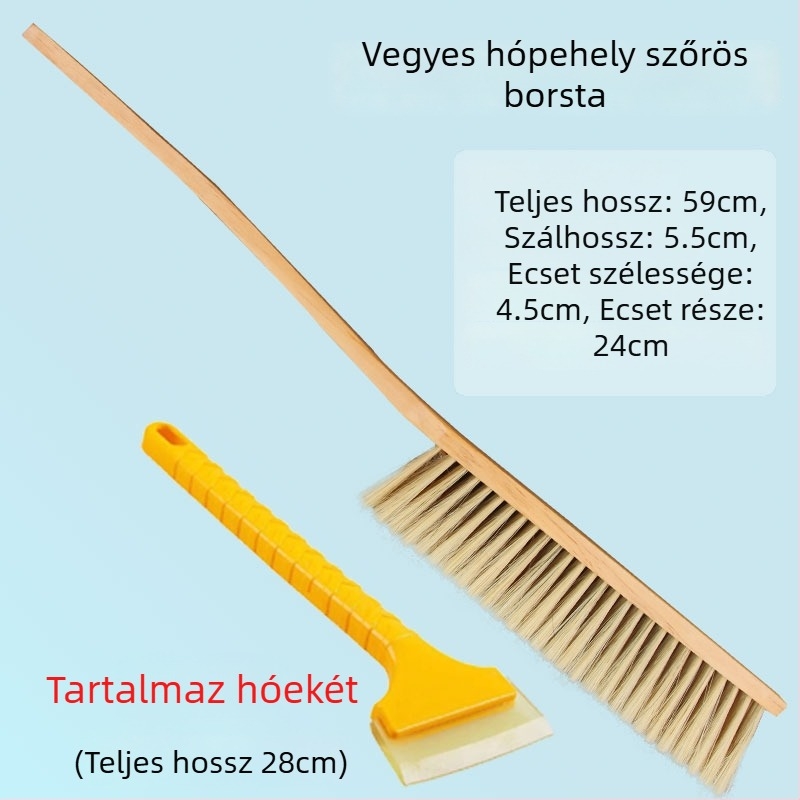 Hosszú nyelű autómosó kefe selymes sertésszőrrel | Anyag: Egyéb; Márka: Egyéb; Típus: Autómosó