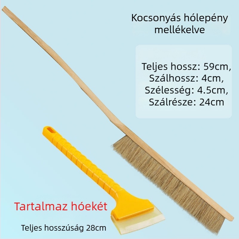 Hosszú nyelű autómosó kefe selymes sertésszőrrel | Anyag: Egyéb; Márka: Egyéb; Típus: Autómosó