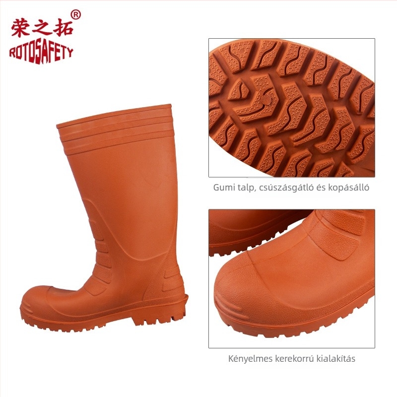 40kV magasfeszültségű szigetelt csizma, 4. szintű élő munkához, gumiból készült