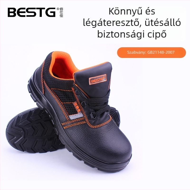 Beishijia D3339ISP Kültéri védőcipő – ütés- és perforáció elleni védelem, porálló, szigetelt, lélegző, multifunkcionális munkavédelmi lábbeli