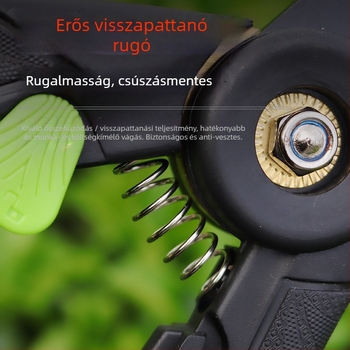 Ellisto Kerti metszoolló gyümölcsfákhoz – ergonómikus, energiát megtakarító kialakítás, metszés kertben és virágoknál, háztartási használat (Ellisto)