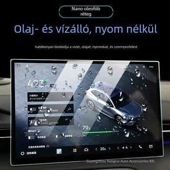 Geely Galaxy E5 képernyő edzett üveg film a központi konzolhoz – testreszabható
