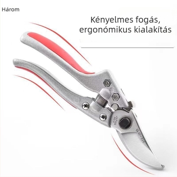 Ágvágó metszőolló vastag ágakhoz, gyümölcsfák metszéséhez, kertészeti metszéshez