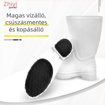 Zixi EVA vízálló munkacipő habos talppal, sanitáris csizma élelmiszeriparhoz, csúszásmentes