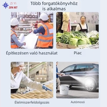 Zixi EVA vízálló munkacipő habos talppal, sanitáris csizma élelmiszeriparhoz, csúszásmentes