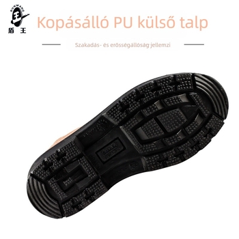 Shield King 9788-7 nubuk bőr munkavédelmi cipő acél orral, ütésálló, olajálló, légáteresztő, kopásálló
