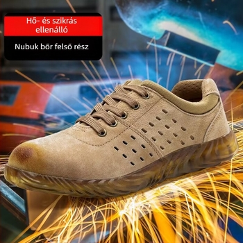 Munkavédelmi cipő ütés elleni és áthatolás elleni védelemmel, pigskin bőr, alacsony felső rész