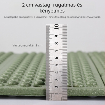 Tojáskosár formájú habpárna kempingezéshez, hordozható, összecsukható, vastag, nedvességálló piknik ülőpárna