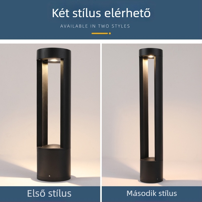LED kültéri gyeplámpa – alumínium ház, IP65 védelem, 7W teljesítmény, modell LY-CPD-0014, több mint 36 órás üzemidő