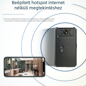 WD6 HD Vezeték nélküli Wi-Fi hálózati megfigyelő kamera, 180°-os széles látószöggel, forgatható