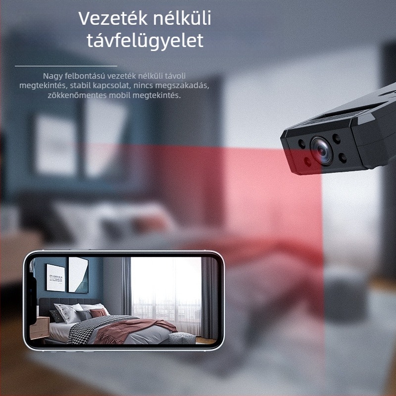 WD6 HD Vezeték nélküli Wi-Fi hálózati megfigyelő kamera, 180°-os széles látószöggel, forgatható