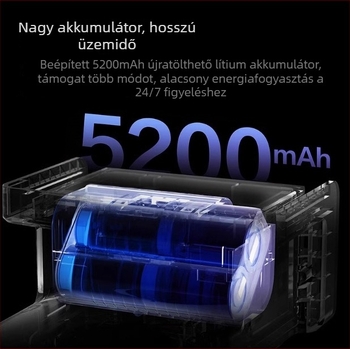 Fluorite HB8 Napelemes kültéri vezeték nélküli PTZ kamera otthoni biztonságra, távoli HD, 30m+ hatótávolság, élethosszig ingyenes adatforgalom