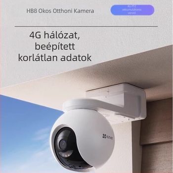 Fluorite HB8 Napelemes kültéri vezeték nélküli PTZ kamera otthoni biztonságra, távoli HD, 30m+ hatótávolság, élethosszig ingyenes adatforgalom
