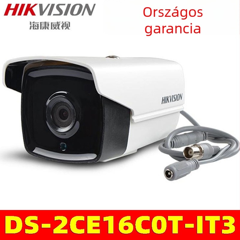 Hikvision DS-2CE16C0T-IT3 720P koaxiális HD megfigyelő kamera ABS házban - üzemeltetési hőmérséklet -35°C-tól 60°C-ig