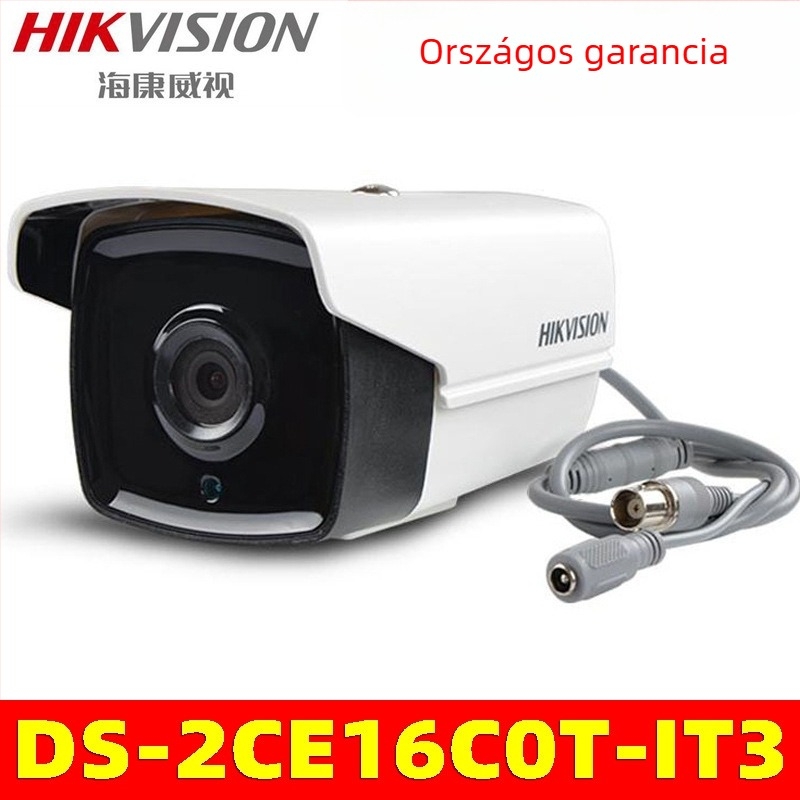 Hikvision DS-2CE16C0T-IT3 720P koaxiális HD megfigyelő kamera ABS házban - üzemeltetési hőmérséklet -35°C-tól 60°C-ig