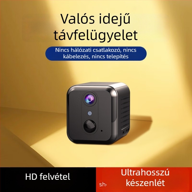 Vezeték nélküli otthoni megfigyelő kamera, mobiltelefonon keresztül történő távirányítás, offline működés internet nélkül, 4K HD felvétel, intelligens kamera