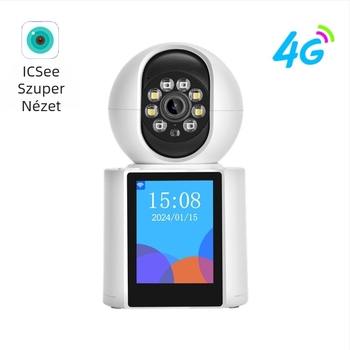 WiFi videóhívó kamera egy kattintásos hívással (5V, ABS ház, korongtartóval szerelhető)