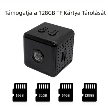 X6d Beltéri Okos Kamera, 3,6 mm objektív, 1080p, 10-30 m hatótávolság, Mobilalkalmazás-vezérlés, Android és iOS kompatibilis