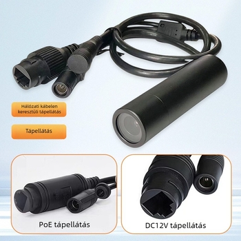 Otthoni vízálló 4MP HD távoli hálózati tolltartó kamera, ipari kamera PoE-kábellel