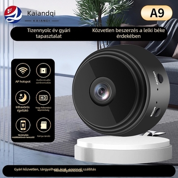 A9WiFi kültéri megfigyelő kamera, vezeték nélküli mini IP kamera otthonra, HD nézet mobiltelefonon