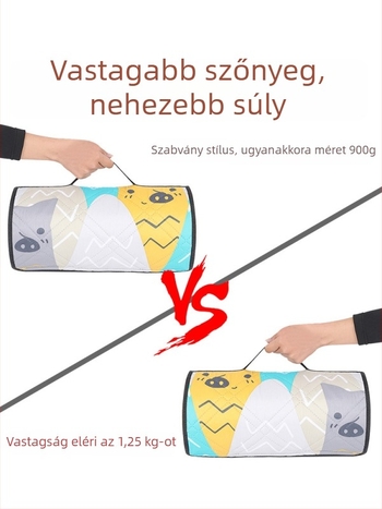 Miss Eko vastag ultrahangos vízálló piknik matrac kempingezéshez, hordozható, gépi mosás, PEVA és poliészter, 2,4 kg
