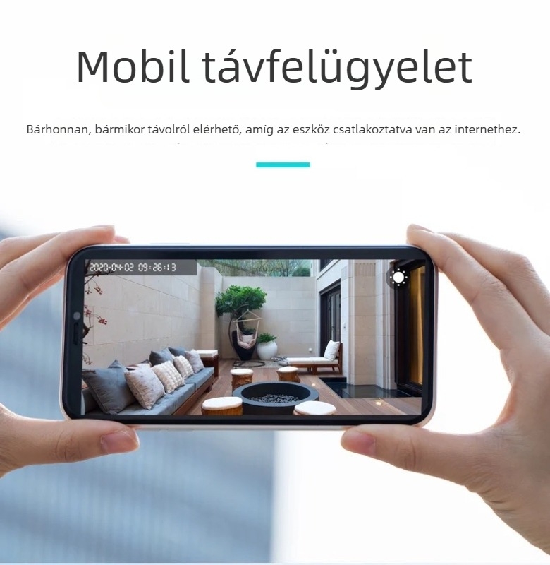 A9 Vezeték nélküli otthoni megfigyelő kamera távoli megfigyeléssel mobiltelefonon keresztül