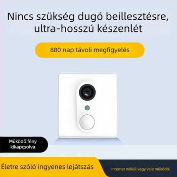 4G vezeték nélküli beltéri kamera 4K felbontással, 2,8 mm fókusztávolság, 0-10 m látótávolság, éjjellátás, Android alkalmazás
