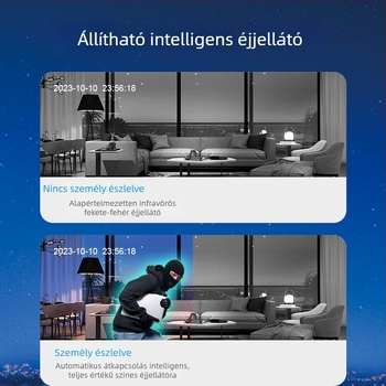 4G kültéri vízálló megfigyelő kamera távoli Wi‑Fi-vel, teljes színű kettős nézet és gömbcsuklós kapcsolódás