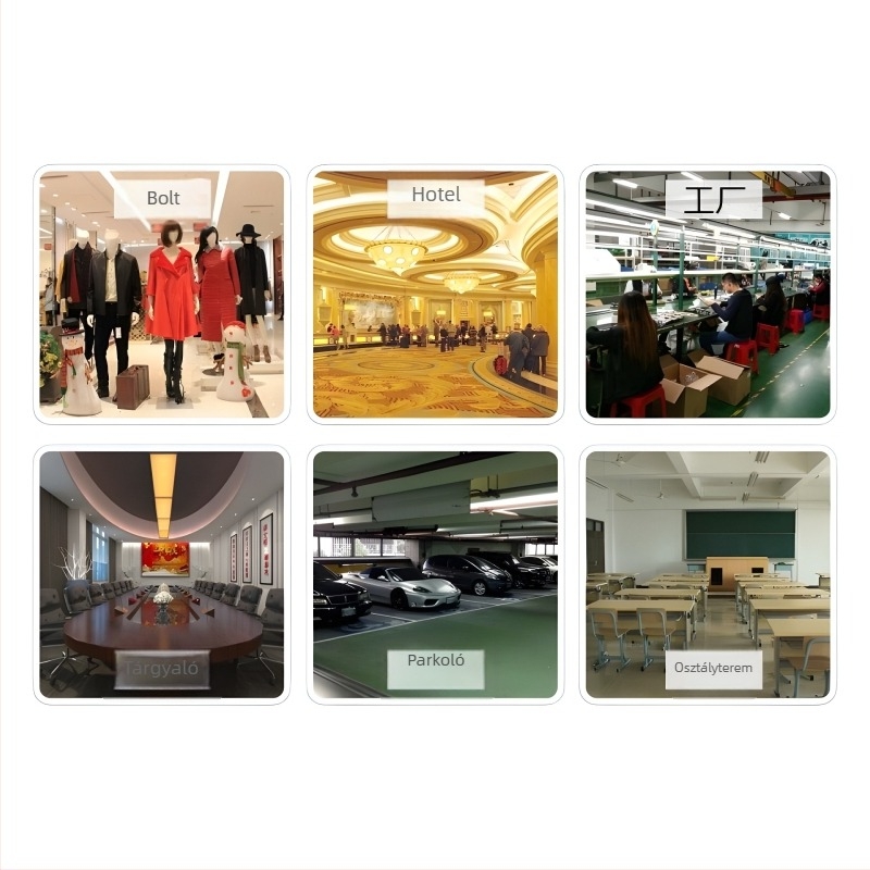 JWEI GW-0630w 360° panorámás mennyezeti kamera beltérre, 1080P HD, éjjellátás, riasztás és értesítés, mobilalkalmazás-támogatás