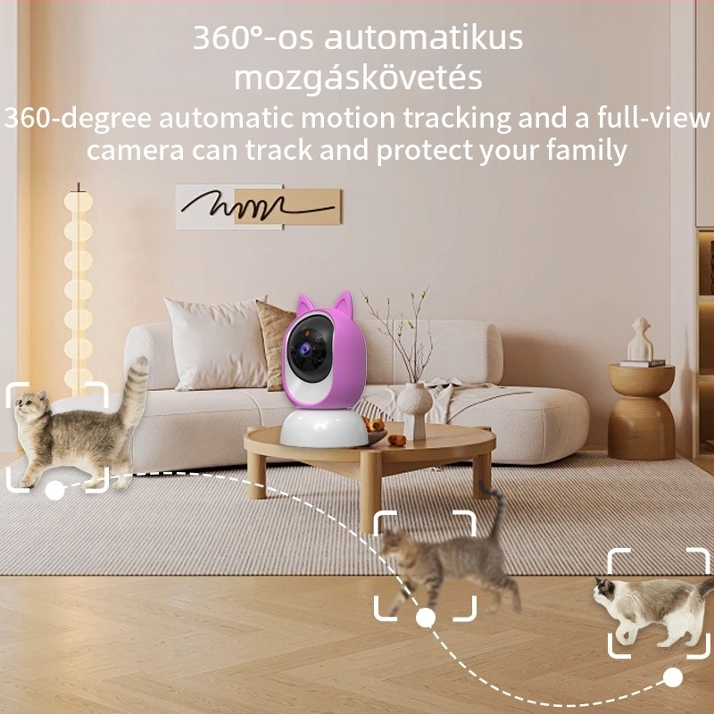 Napelemes madáretető kamera - Vezeték nélküli, széles látószög, kültéri vízálló HD megfigyelés AI madárfaj felismeréssel, 1080P, 3.6 mm objektív