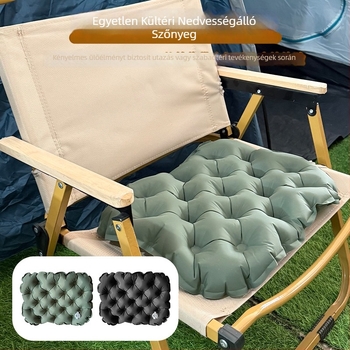 Könnyű felfújható ülőpárna kempingezéshez és piknikezéshez, 30×40 cm, nylon TPU anyag