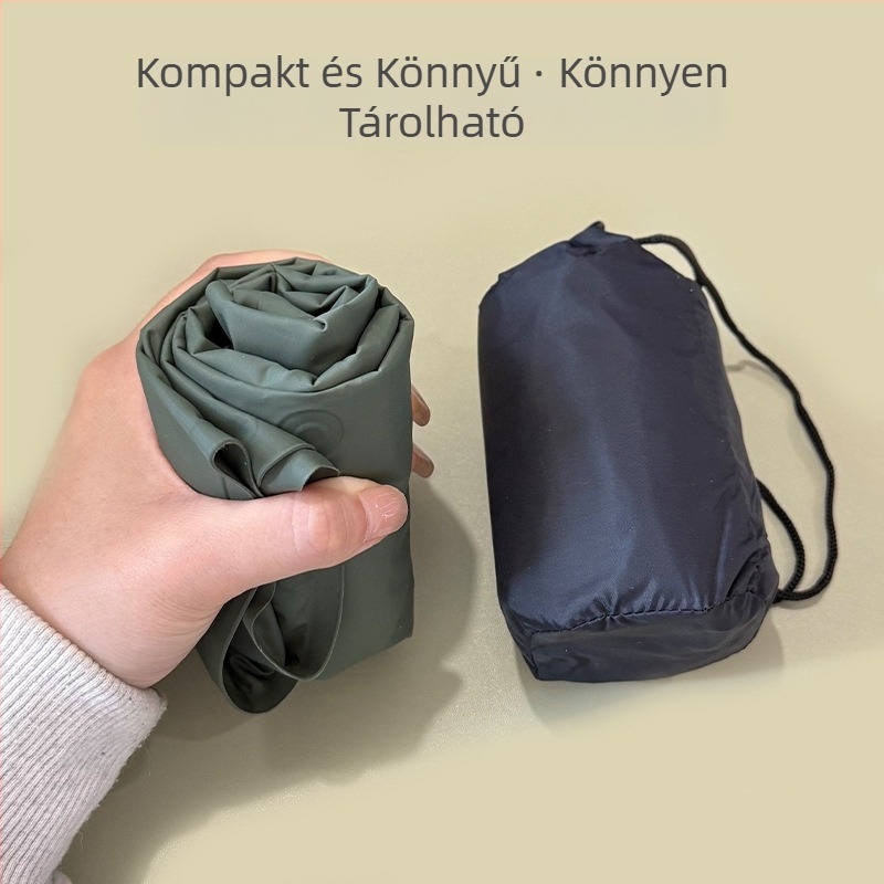 Könnyű felfújható ülőpárna kempingezéshez és piknikezéshez, 30×40 cm, nylon TPU anyag