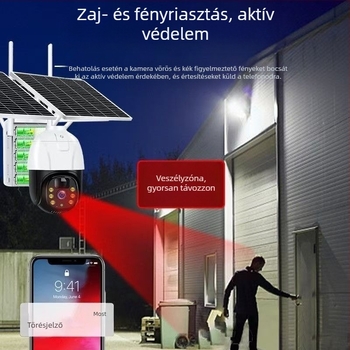 IP kamera 4 mm objektívvel, 2K felbontás, éjszakai látás, beltéri–kültéri használatra