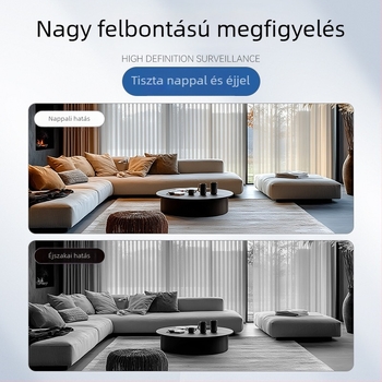 Vezeték nélküli intelligens Wi‑Fi IP kamera beépített akkumulátorral, távoli megtekintés mobilon és éjszakai látás