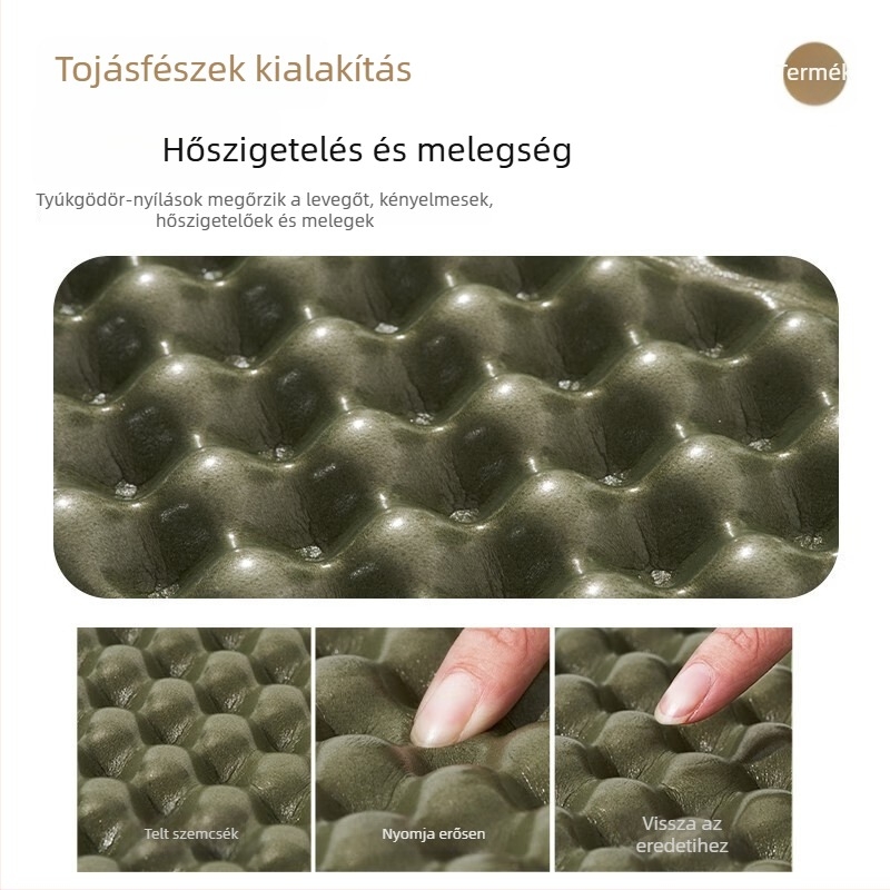 Kemping ülőpad, összecsukható és vastabb, csúszásmentes és nedvességálló, 1–2 személy számára