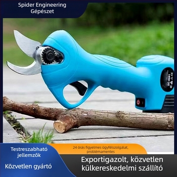 Spande elektromos metszőolló, magas széntartalmú acél pengék, 25 mm vágási átmérő, ABS markolat