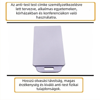RFID UHF személyzeti menedzsment címke — ABS anyag, FK-R1, −40°C-tól 80°C-ig, FONXAN márka