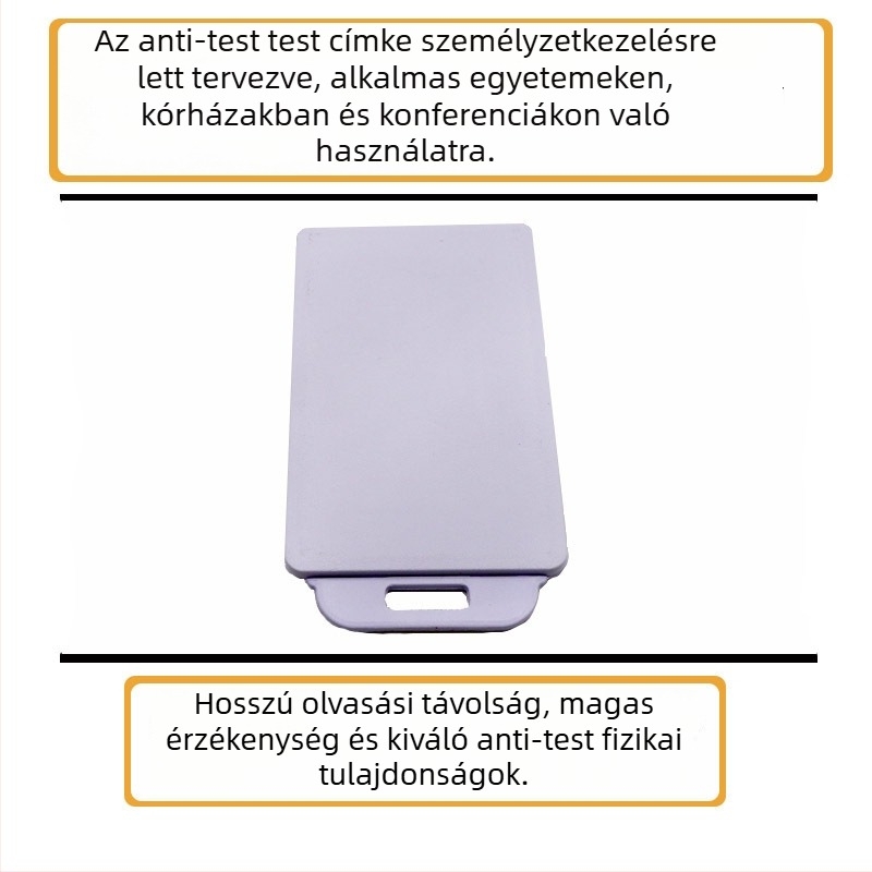 RFID UHF személyzeti menedzsment címke — ABS anyag, FK-R1, −40°C-tól 80°C-ig, FONXAN márka