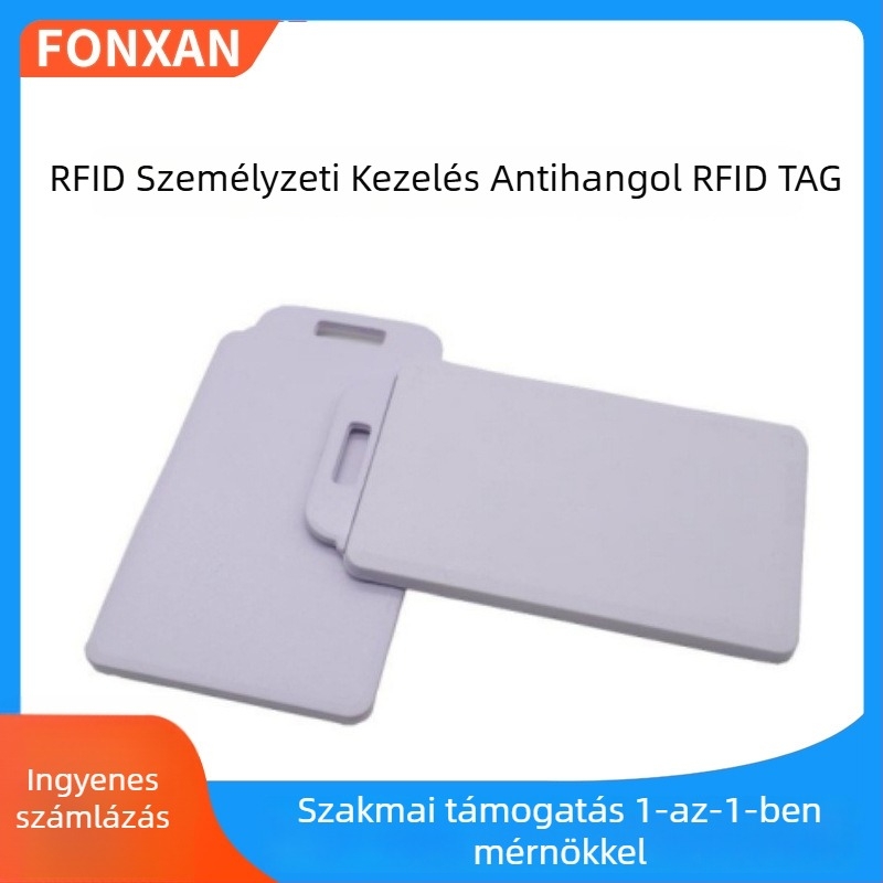 RFID UHF személyzeti menedzsment címke — ABS anyag, FK-R1, −40°C-tól 80°C-ig, FONXAN márka
