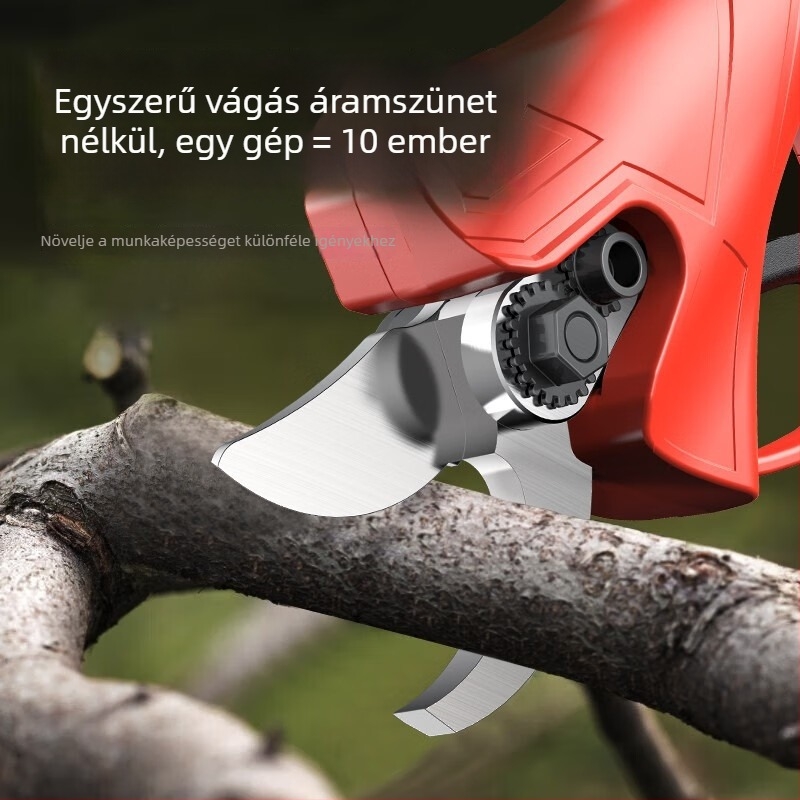 3.0-s elektromos metszőolló kültéri használatra, újratölthető, gyümölcsfákhoz
