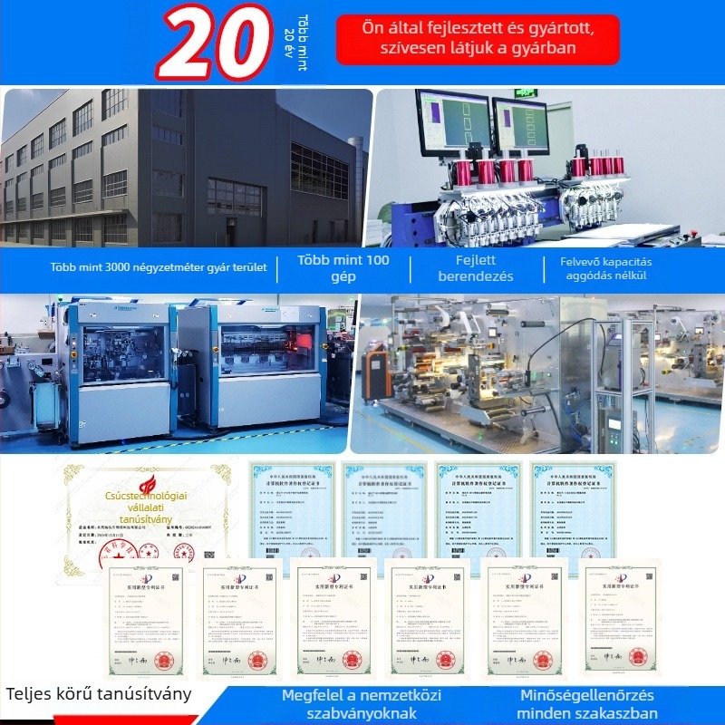 NFC címke HF RFID 14443A protokollal, 13,56 MHz, 144 bájt tár, olvasási/írási távolság 1–5 cm, passzív, testreszabható