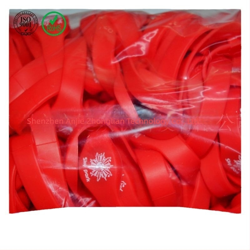 RFID okos karkötő LF-kártya azonosításhoz, Modell 6129, passzív kártya, 144 bájt tárhely, olvasás/írás idő 0,2 s, csak olvasó chip, ANJZOOM