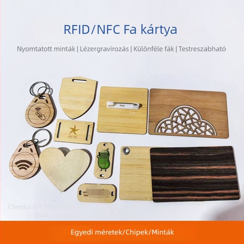NFC faanyagú hotel szobakártya IC-chip és RFID-del | Modell CK1216 | szállodai és hozzáférés-vezérléshez | testreszabható feldolgozás | működési hőmérséklet -30–70°C
