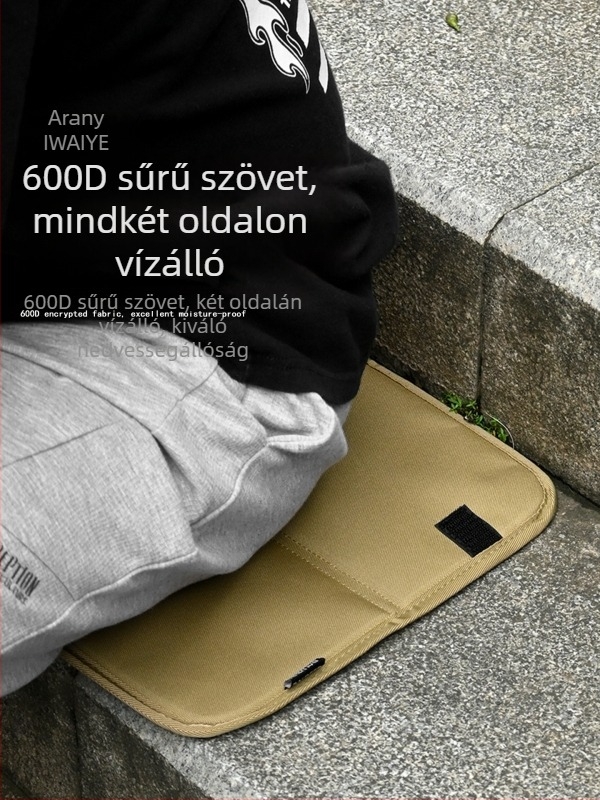 Kempingezéshez használható összecsukható talajmat, vízálló, Oxford anyagból, 128 g, egy személyre