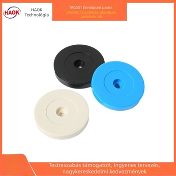 50 mm kör RFID hozzáférés-ellenőrzési járőppont (Anyag: ABS; Vízálló; Modell: TAG501; Működési hőmérséklet: -20…50 °C; Alkalmazások: parkolási rendszer, hozzáférés-ellenőrzés, jelenlét)